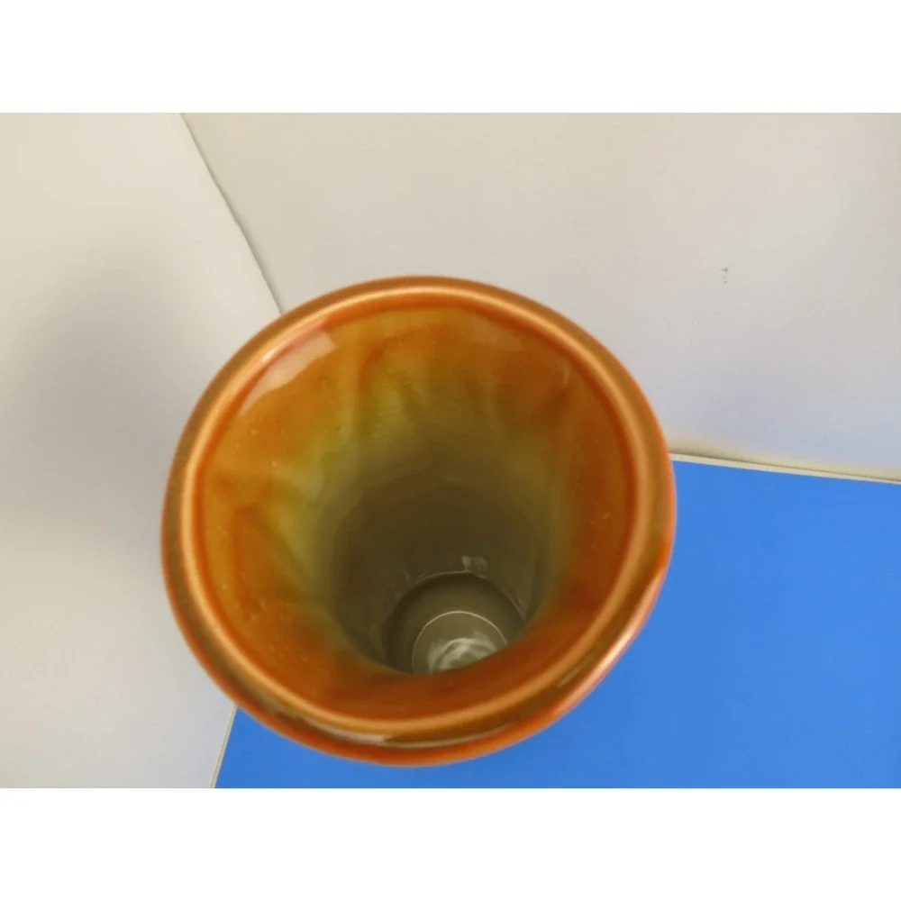 Pristine 2013 Rookwood ANGELICA Art Deco Vase Reddish Brown 11.5